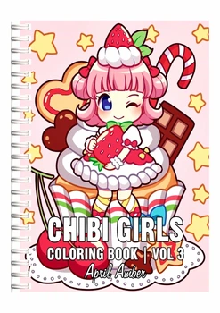 Раскраска «Чиби девочки / Chibi Girls» — 30 страниц
