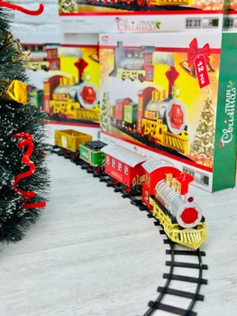 Игрушечная железная дорога «Train CHRISTMAS 110 см.