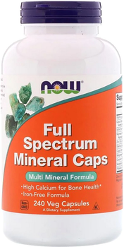 Мультимінерали повного спектра Now Foods Full Spectrum Minerals 240 капсул (733739015457)