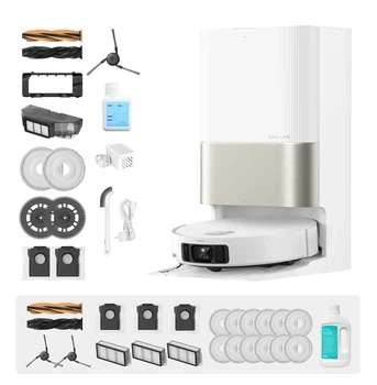 Робот-пилосос з вологим прибиранням Dreame X50 Ultra Complete White