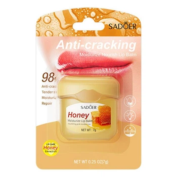 Бальзам вазелін для губ Sadoer Vaseline Moisturize Lip Balm, 7г Мед