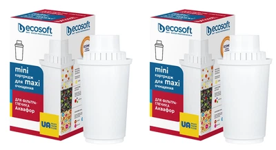 Набір картриджів Ecosoft для фільтрів-глечиків Аквафор 1+1 шт (комплект)