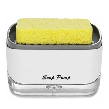 Дозатор для миючого засобу з підставкою для губки Soap Pump