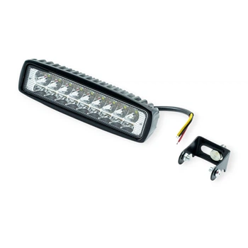 Фара дополнительная LED прямоугольная 155х45х45 (Д, В, Ш) 54W желтый+белый ближний BLASKAR