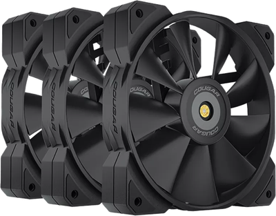 Zestaw 3 wentylatorów Cougar MHP 120 Black (CGR-CF-MHP12HB3)