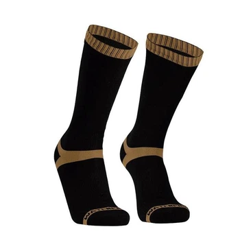 Шкарпетки водонепроникні Dexshell Hytherm Pro Socks, розмір L(43-46), чорні з коричневою DS634TBCL