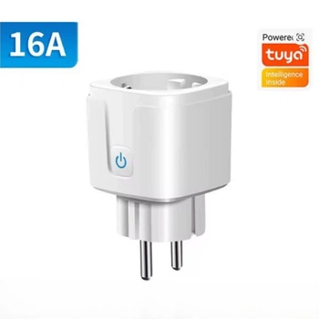 Умная Wi-Fi розетка Tuya16A с мониторингом энергопотребления