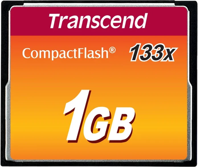 Karta pamięci Transcend CompactFlash 1GB 133x (TS1GCF133)