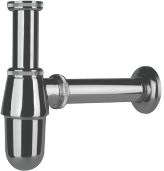 Сифон для раковины Devit DVCH001 колбовый латунный 1 1/4" x 32 мм хром