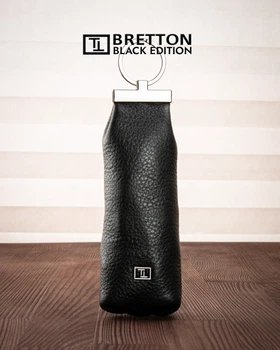 Кожаная ключница Bretton Black Edition мягкая натуральная кожа PR-230801-37821 черный