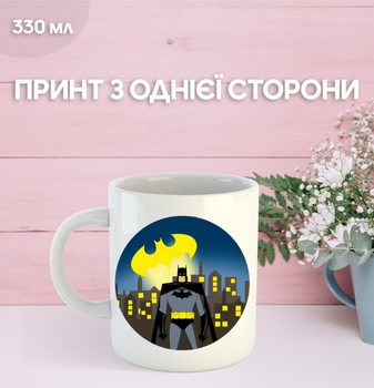 Кружка Бэтмен Batman DC Comics с принтом керамическая чашка 330 мл Uk_1317