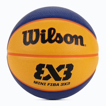 Мяч баскетбольный для детей Wilson Fiba 3X3 Mini WTB1733XB №3 Желто-синий
