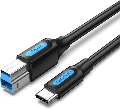 Кабель для принтера Vention USB C Male - B Male Print 1 м (CQVBF)