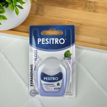 Зубна нитка Pesitro Expanding Floss (м’ята), 40 м