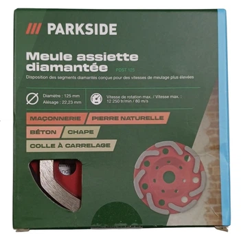 Алмазный шлифовальный круг Parkside PDST 125 Extra Speed Beton