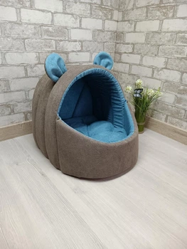 Будинок лежанка для котів та собак Animals_joy Корзина S 34*34 см (197)