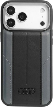 Панель Audi A6 Synthetic Leather MagSafe для Apple iPhone 17 Pro Max Black (AU-TPUPCMIP17PM-A6/D1-BK)