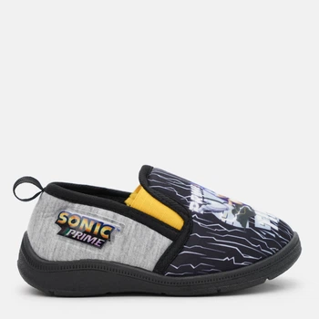 Дитячі теплі текстильні капці для хлопчика Disney Sonic N9610052T_0003 24 Чорні (4894980436791)