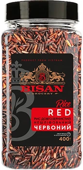 Рис Bisan Червоний 400 г (0.4 кг) (4820186126532)