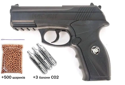 Пневматический пистолет WinGun 305 (Beretta C11, полимер)
