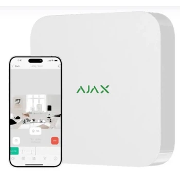 IP-відеореєстратор Ajax NVR (16ch) White 4K Без PoE (р.251х51х251 мм)