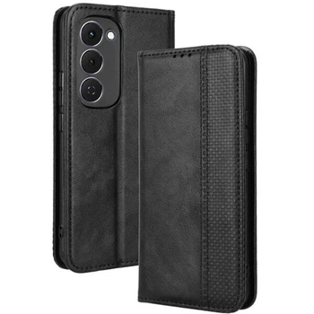 Чехол-книжка Deexe Retro Style для TECNO Spark 40 Pro Plus - Black