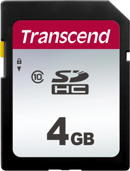 Karta pamięci Transcend SDHC 4GB Class 10 (TS4GSDC300S)