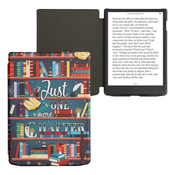 Обложка чехол kwmobile Flip для PocketBook 743C InkPad Color 2 Library Motto