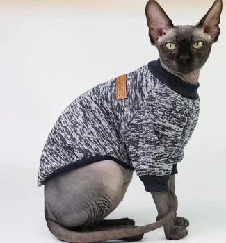 Спортивная кофта для котов (кошек) Classic L Джинс