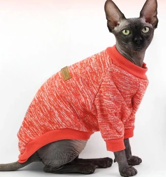 Спортивная кофта для котов (кошек) Classic L Красный