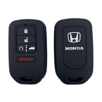 Силіконовий чохол для ключа OneCase Honda Accord,Civic Type R,Civic,Crosstour,FR-V,HR-V,CR-V,Fit,jazz,Pilot Black