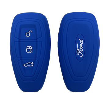 Силиконовый чехол для ключа OneCase Ford Focus Edge Mustang Kuga Ranger Escape F-150 Fusion Fiesta Explorer Transit Mondeo Blue