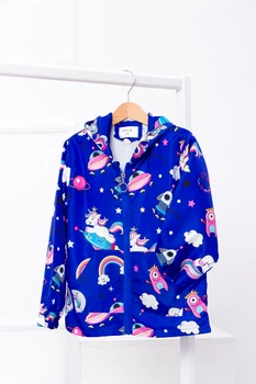 Вітровка для дівчинки "Єдиноріг" NoBrand 92 Синій (p-5114-81962)