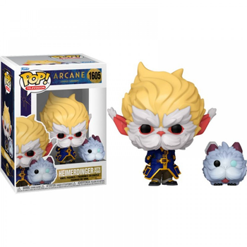 Фігурка Funko Pop Аркейн Хеймердінгер і Поро Arcane Heimerdinger with Poro 10 см FP A HP 1605