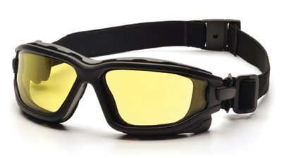 Окуляри захисні з ущільнювачем Pyramex i-Force Slim Anti-Fog, жовті