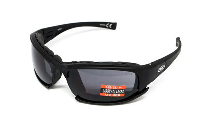 Окуляри захисні з ущільнювачем Global Vision Assault Anti-Fog, сірі