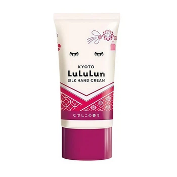 LULULUN Hand Cream Kyoto Nadeshiko крем для рук с экстрактом шелка и саке кассу, 30 гр