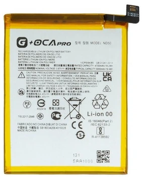 Акумулятор ND50 Motorola Moto G31 / Moto G42 /Moto G62 5G 5000 mAh Original PRC G+OCA PRo