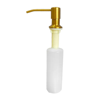 Дозатор для моющего средства врезной Mixxus DIS-01.SUS Brushed Gold SUS304 300 мл (цвет матовое золот