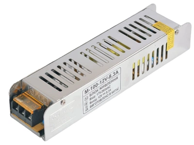Блок питания 12В 100Вт IP20 slim and long (2233)
