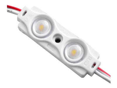 Светодиодный модуль с линзой SMD2835 2 LED 12В 0.44Вт IP65 6500К холодный белый