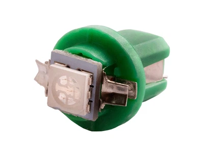 Светодиодная автолампа T5 W1.2W B8.5d 12В SMD5050-1led зеленый