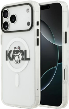 Etui Karl Lagerfeld IML Choupette Sketch Logo do Apple iPhone 17 Pro Transparent (3666339504694)