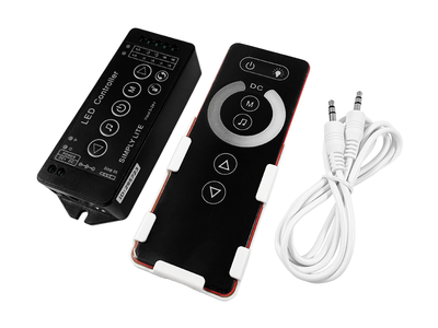 Умный диммер для светодиодной ленты Smart RF Music 12A 5-24V радио сенсорный 6 кнопок 2 канала