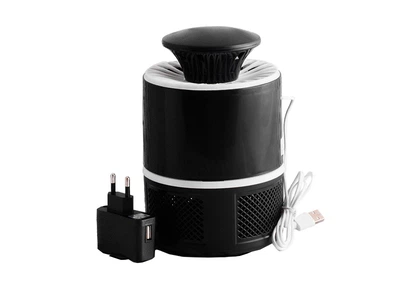 Светильник светодиодный от комаров Lemanso LM3401 Черный 5W 110-240V USB+адаптер PP