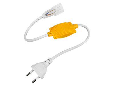 Адаптер для светодиодного неона 5 мм + коннектор 2pin 220V