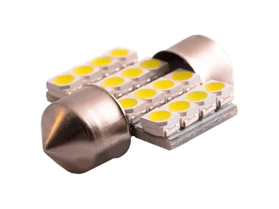 Світлодіодна автолампа C5W SV8.5 12В 28мм SMD1206-16led білий