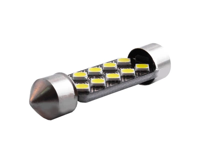 Світлодіодна автолампа C5W SV8.5 з обманкою 12В 41мм SMD3030-10led білий
