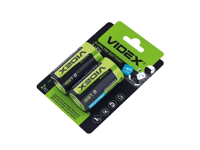 Батарейка щелочная Videx LR2O / D blister card 2 шт