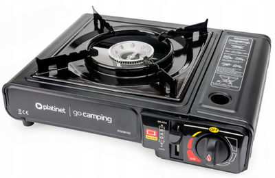 Туристична газова плита Platinet PCKW155 для картриджів портативний польовий кейс 2500 Вт (5907595461344)